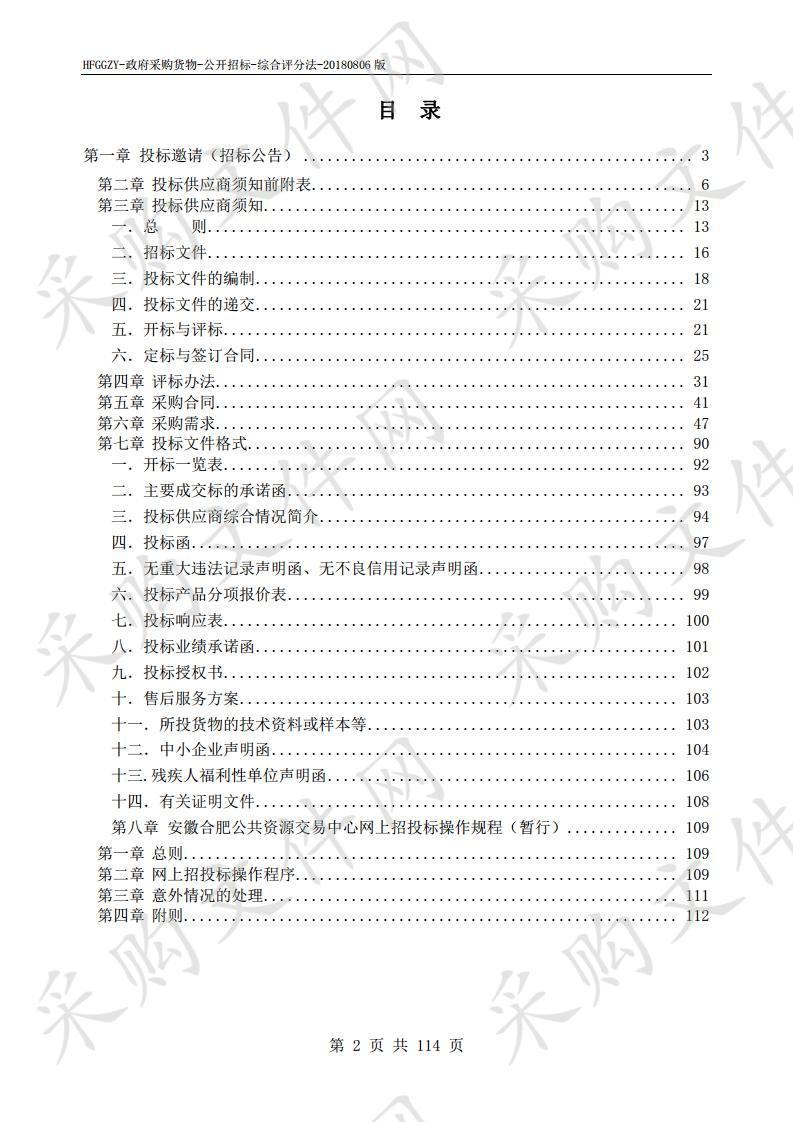 2019年巢湖学院实验室建设项目