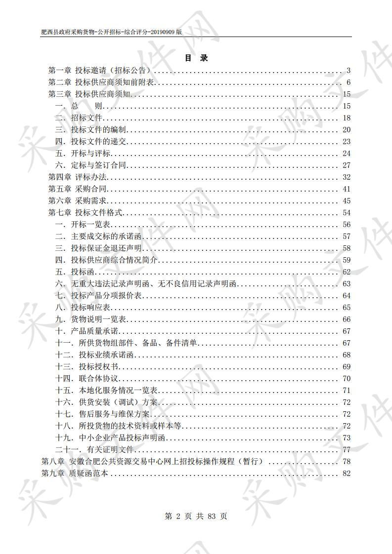 2019年肥西县人民医院医疗设备采购二项目（第二包）