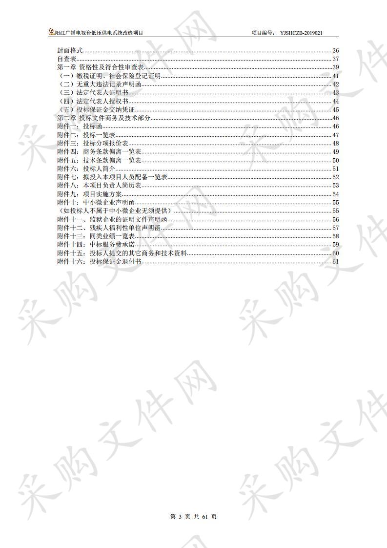 阳江广播电视台低压供电系统改造项目