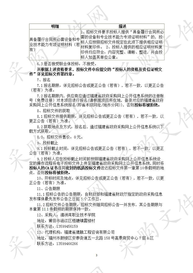 福建省建融工程咨询有限公司关于食堂厨房设备货物类采购项目