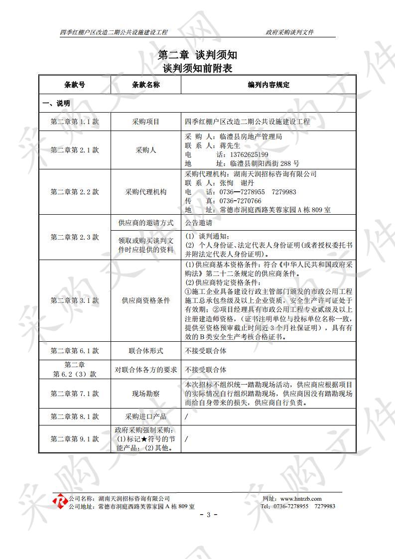 四季红棚户区改造项目二期公共设施建设工程