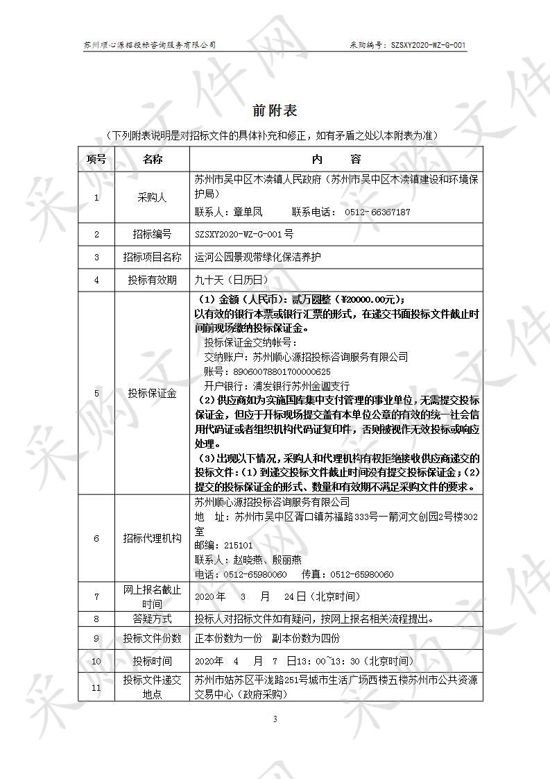 运河公园景观带绿化保洁养护