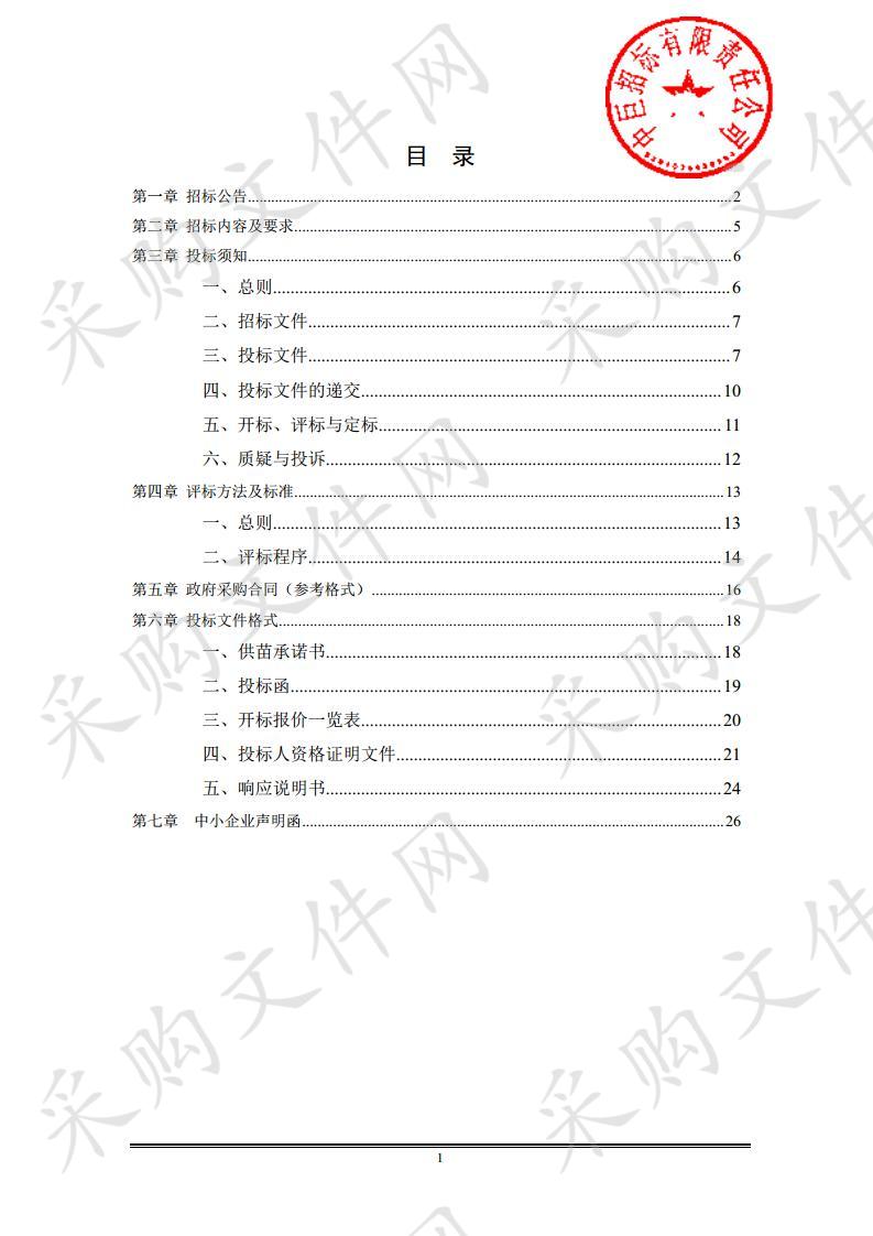 清水县果业局2019年东西协作帮扶核桃示范园建设项目五包