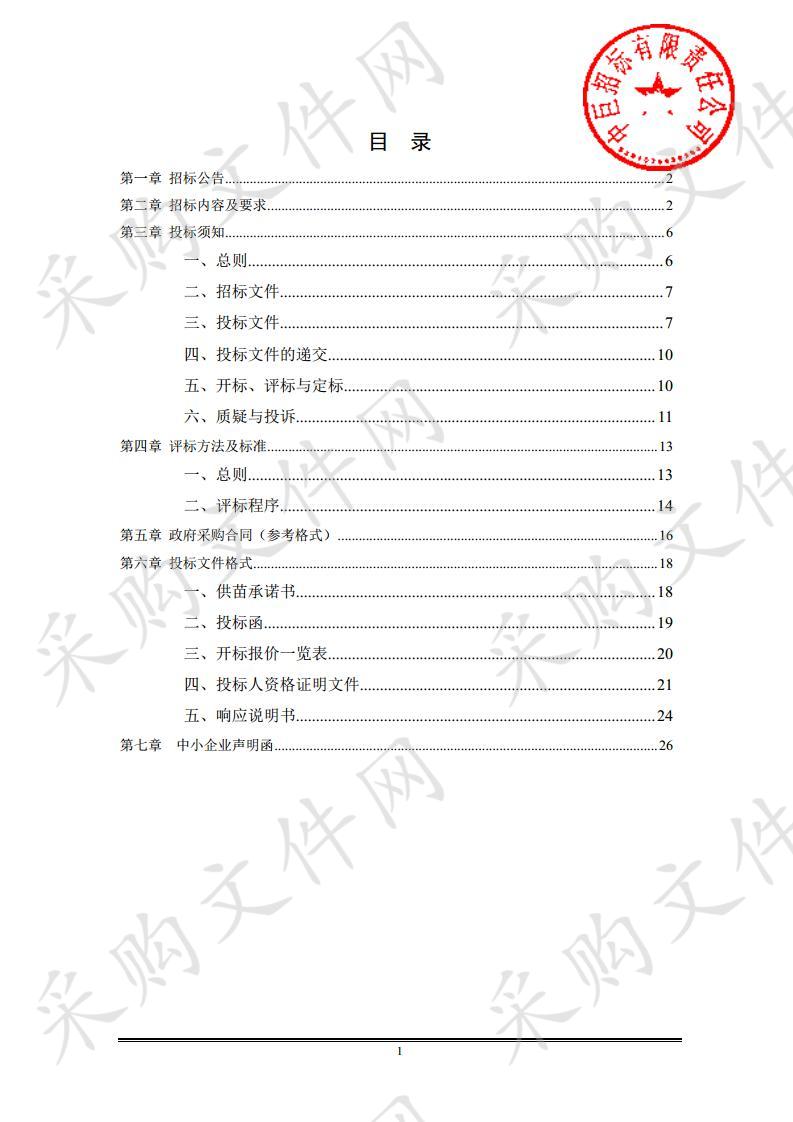 清水县果业局2019年东西协作帮扶核桃示范园建设项目二包