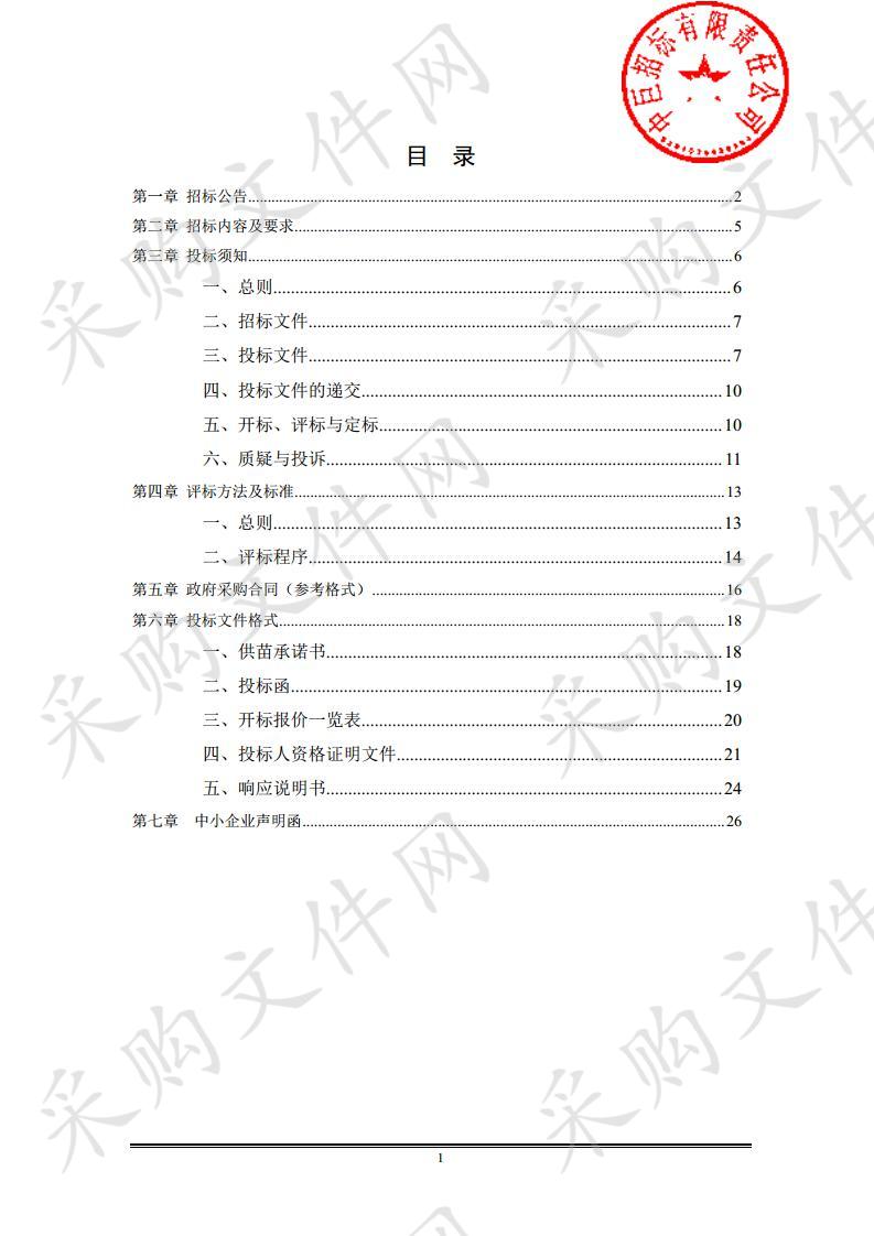 清水县果业局2019年东西协作帮扶核桃示范园建设项目四包