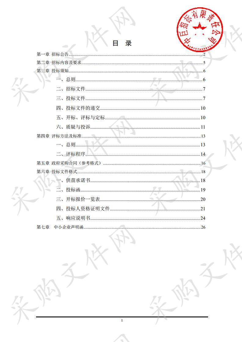 清水县果业局2019年东西协作帮扶核桃示范园建设项目一包