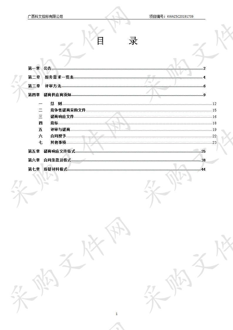 广西—东盟经济技术开发区土地供后监管“监督检查类”服务项目采购