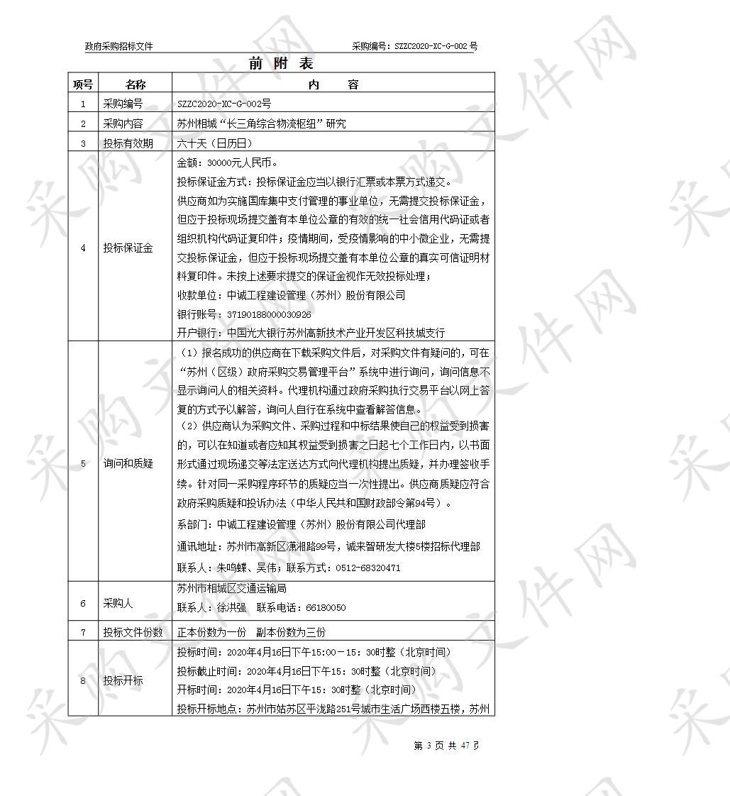 苏州相城“长三角综合物流枢纽”研究