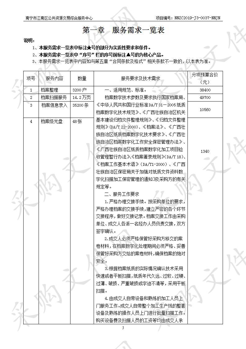 企业登记档案电子化建设项目