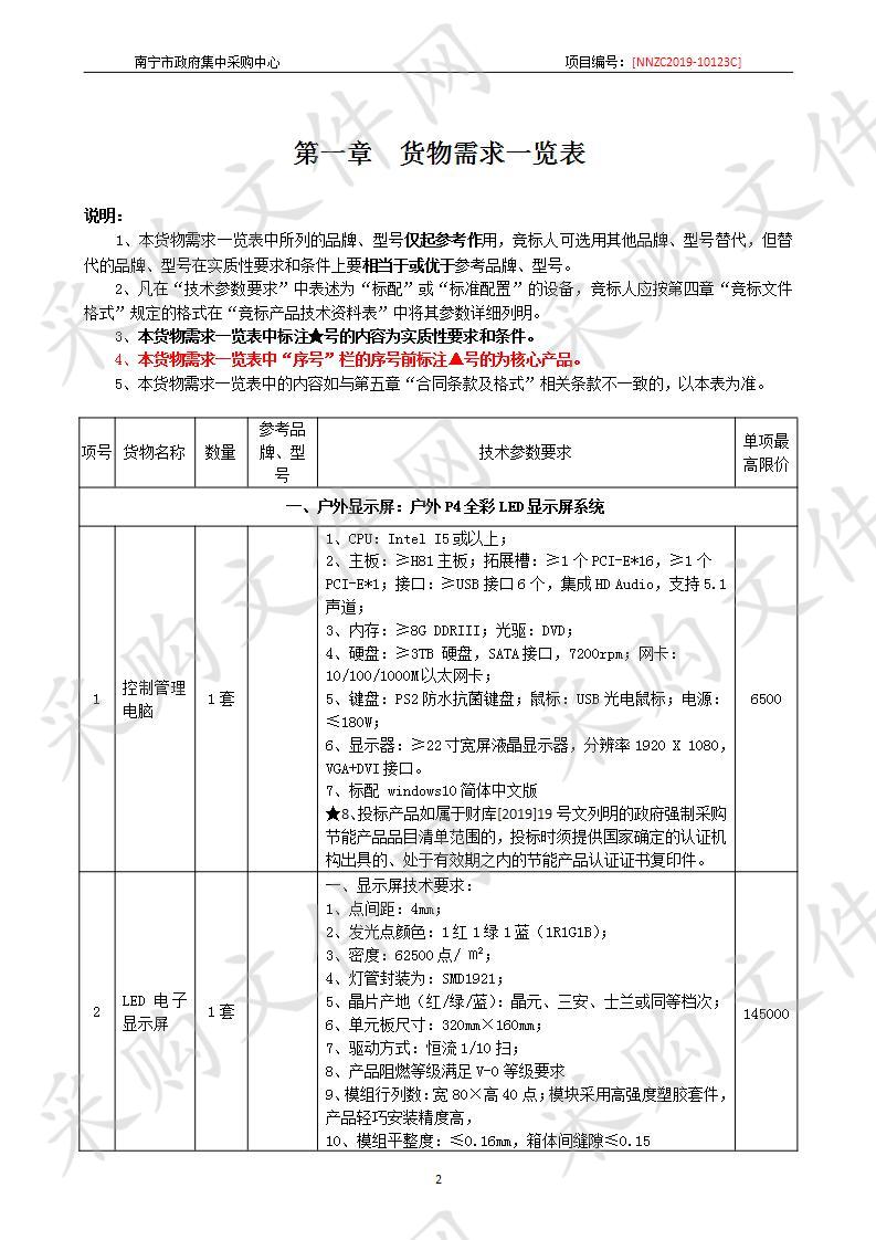 南宁市第二中学初中部正门安装彩色LED显示屏采购