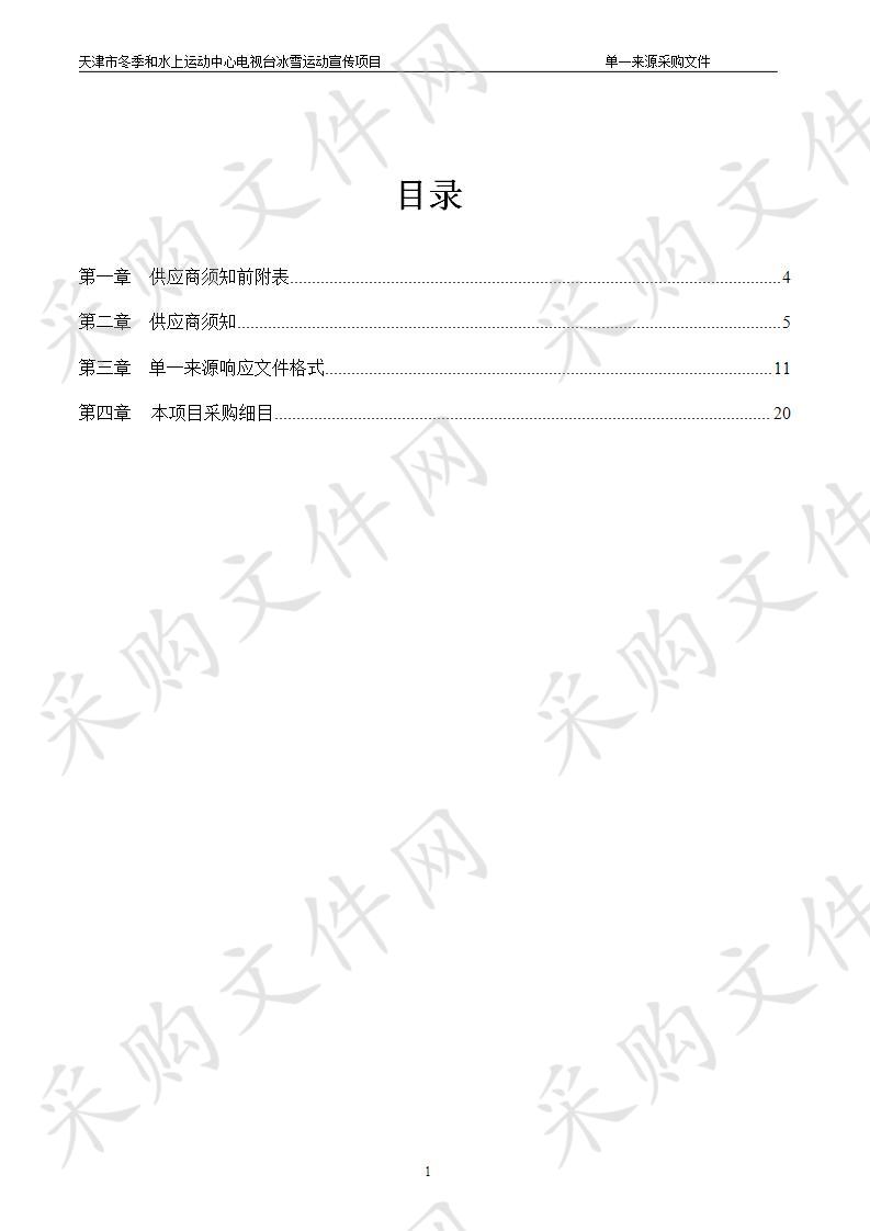 天津市冬季和水上运动中心电视台冰雪运动宣传项目