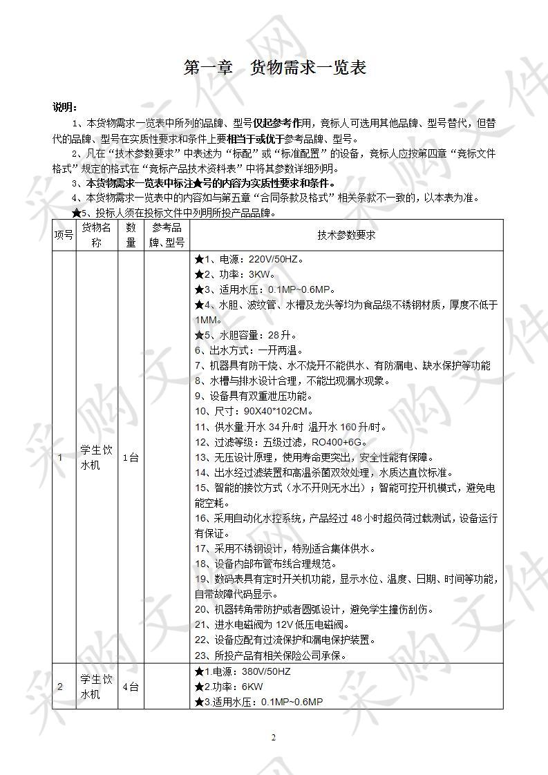 南宁市高新二路小学办公设备采购项目