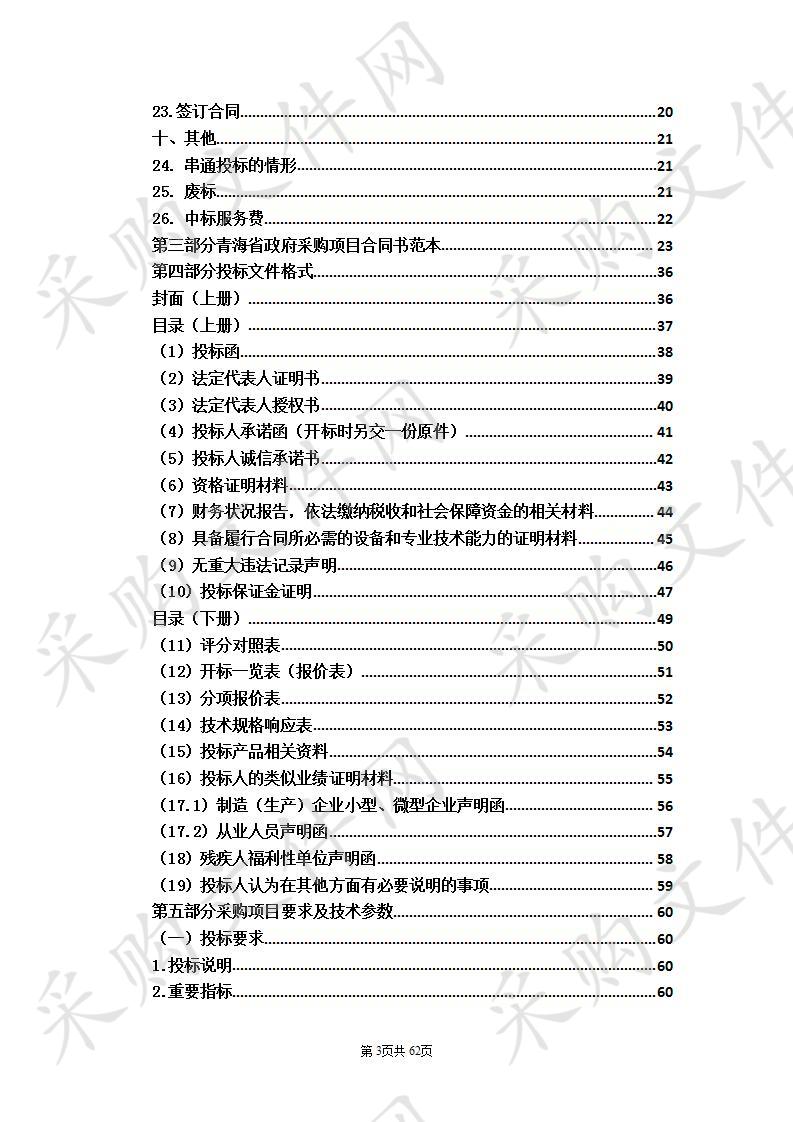 2018年生产救灾资金采购项目