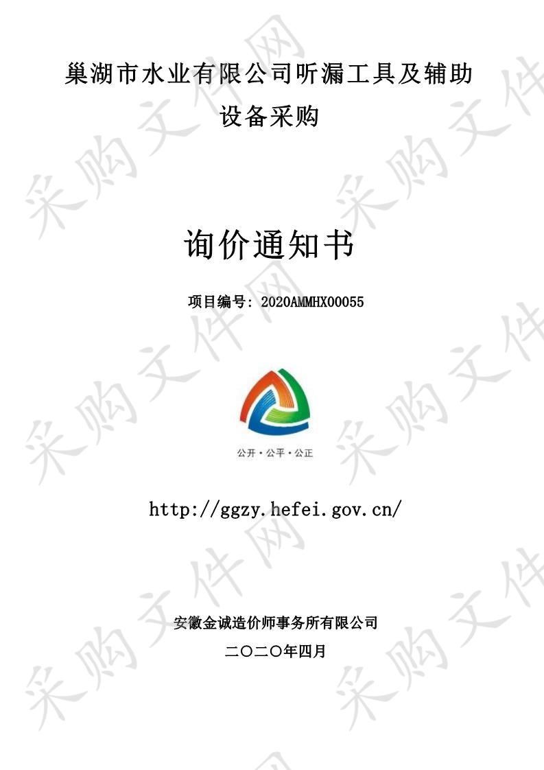 巢湖市水业有限公司听漏工具及辅助设备采购