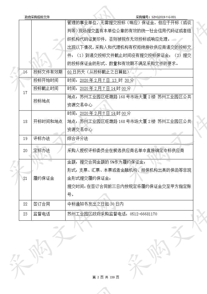 苏州市公安局苏州工业园区分局指挥中心改建升级项目设备采购