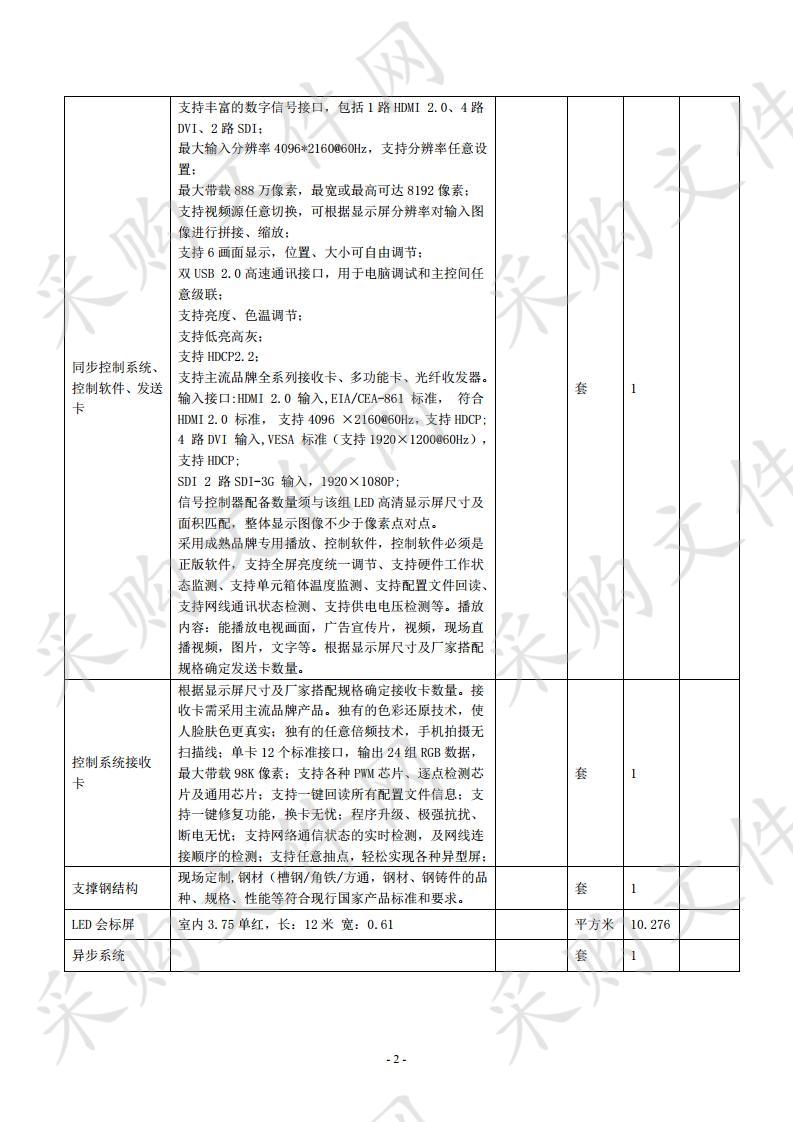 固原市第二中学多功能厅设备政府采购项目