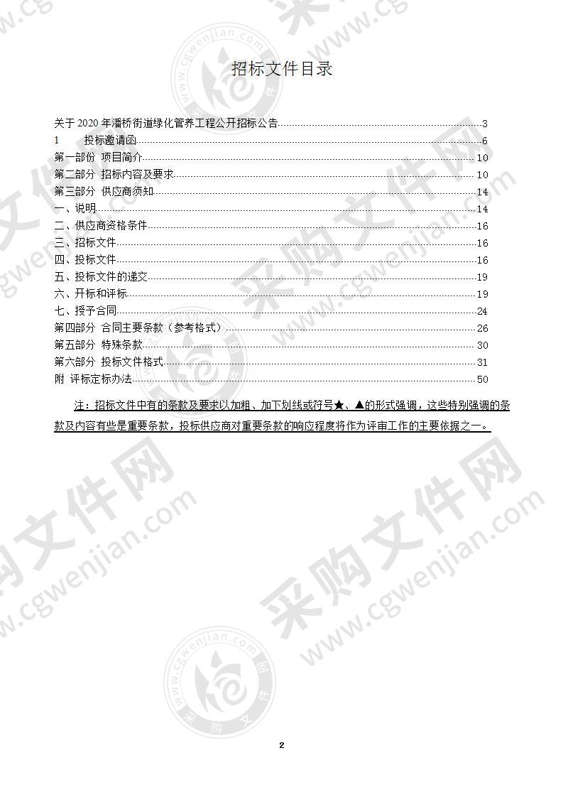 2020年潘桥街道绿化管养工程