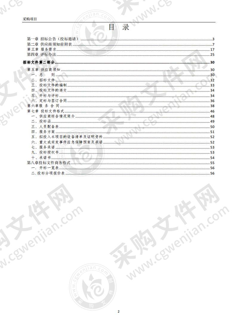 张公岛及周边绿地物业管理项目