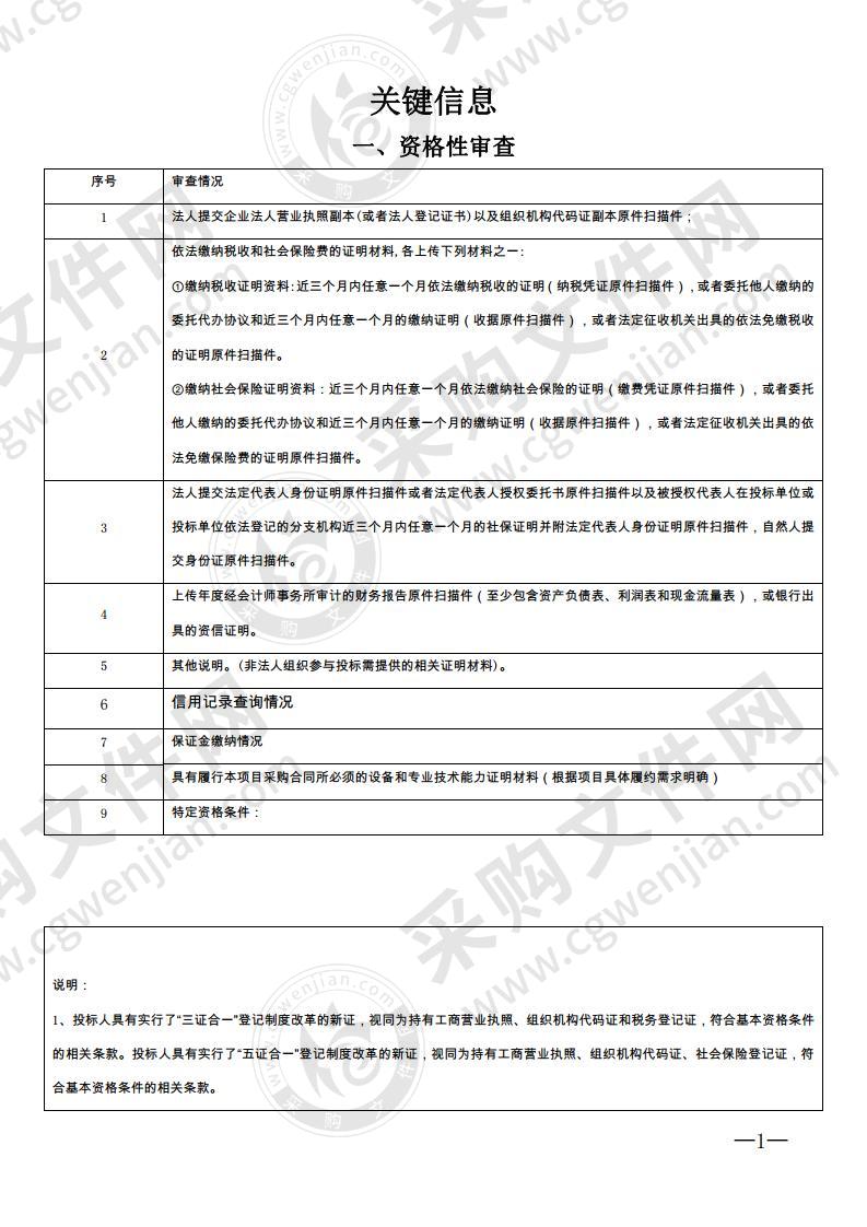 水旱灾害防汛物资（器械设备类）采购