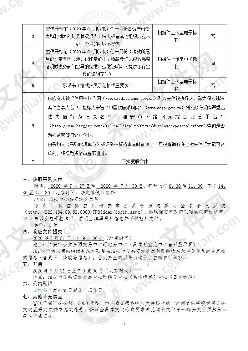 盱眙县港航事业发展中心办公设备及家具询价采购项目