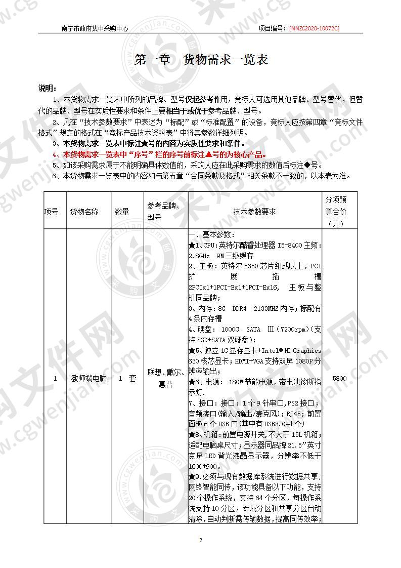 南宁市第六职业技术学校会计电算化实训室提升改造