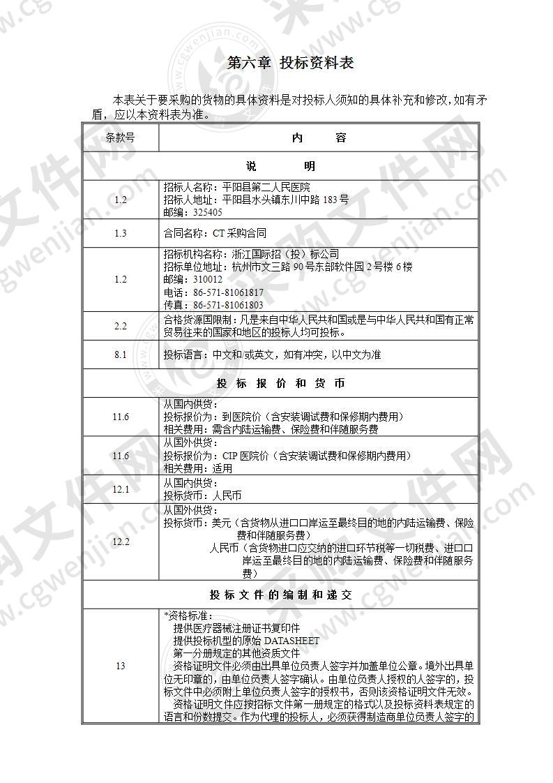 平阳县第二人民医院CT