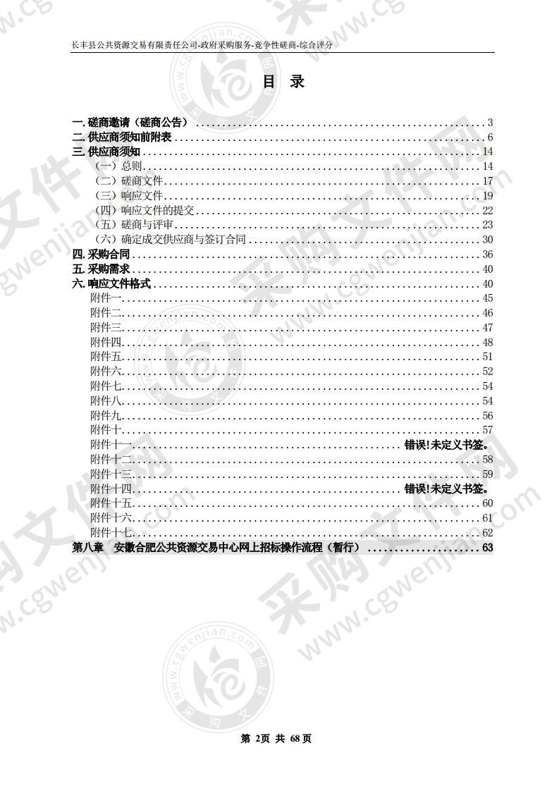 长丰县城长寿路及长合路沿街楼宇亮化维护服务项目