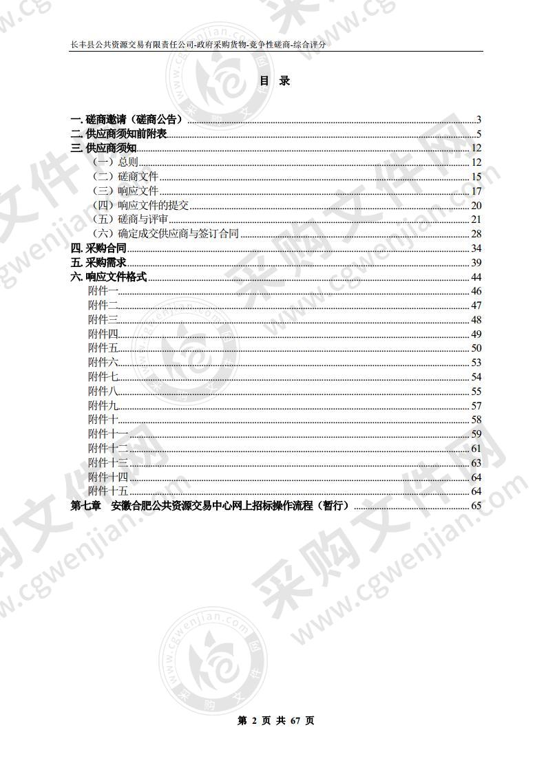 长丰县水湖镇公务车采购