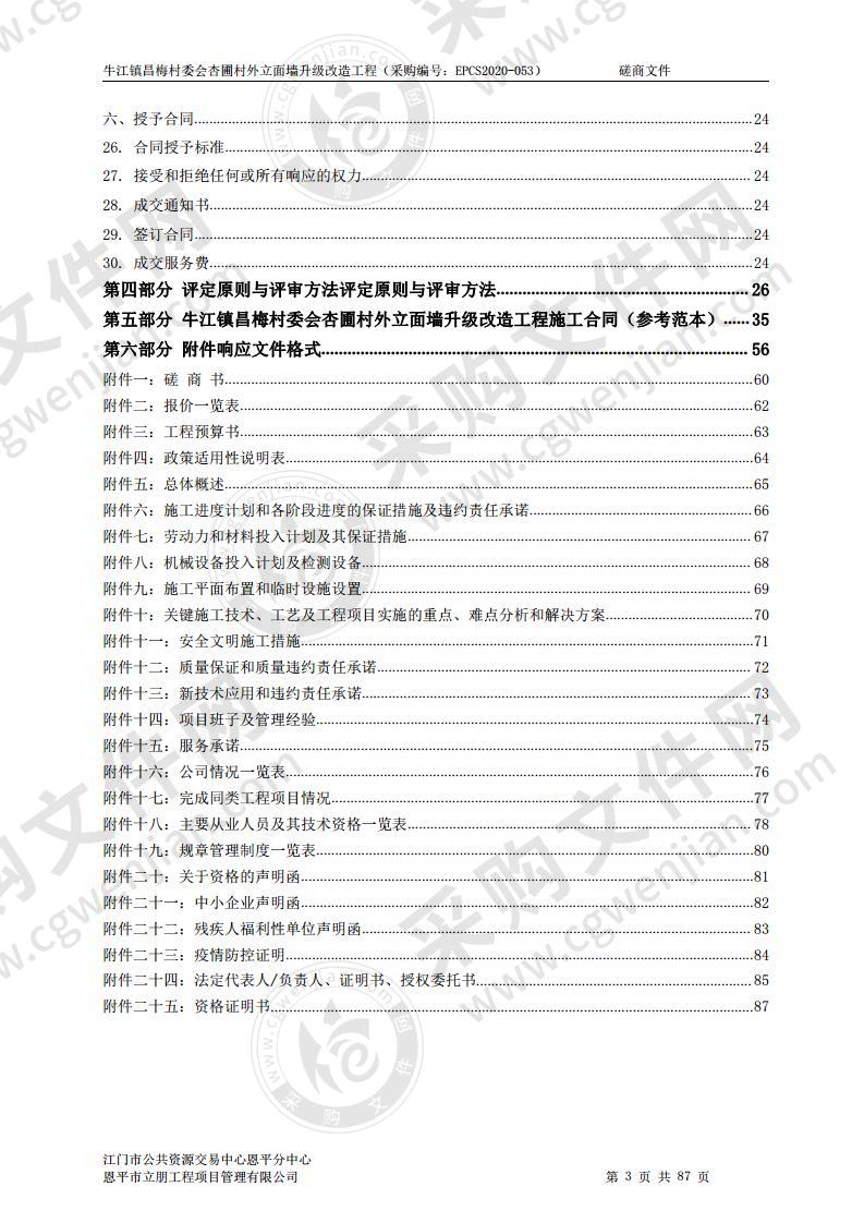 牛江镇昌梅村委会杏圃村外立面墙升级改造工程