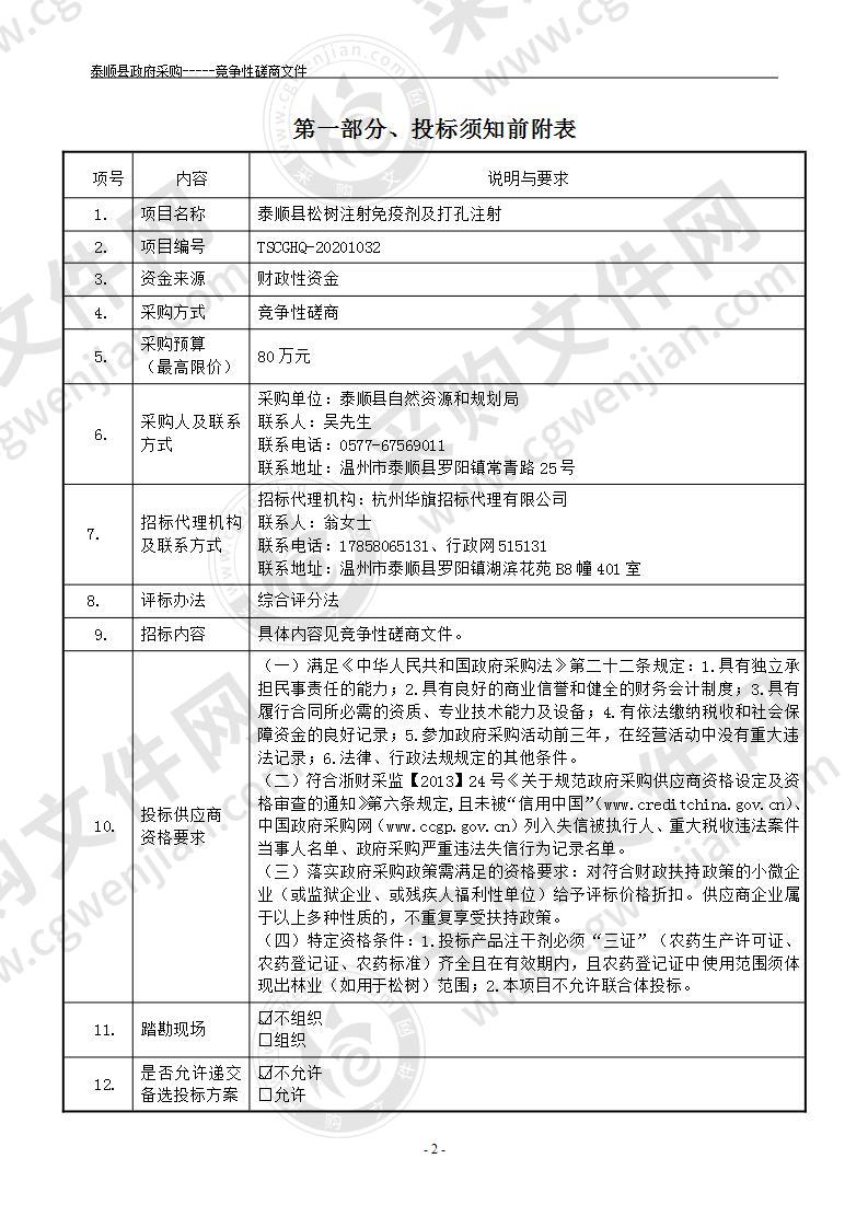 泰顺县松树注射免疫剂及打孔注射