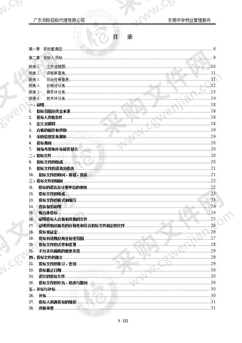 东莞中学物业管理服务