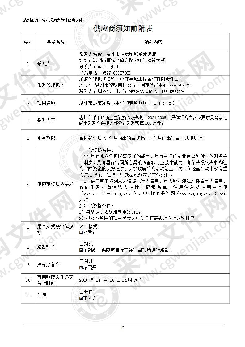 温州市城市环境卫生设施专项规划（2021-3035）