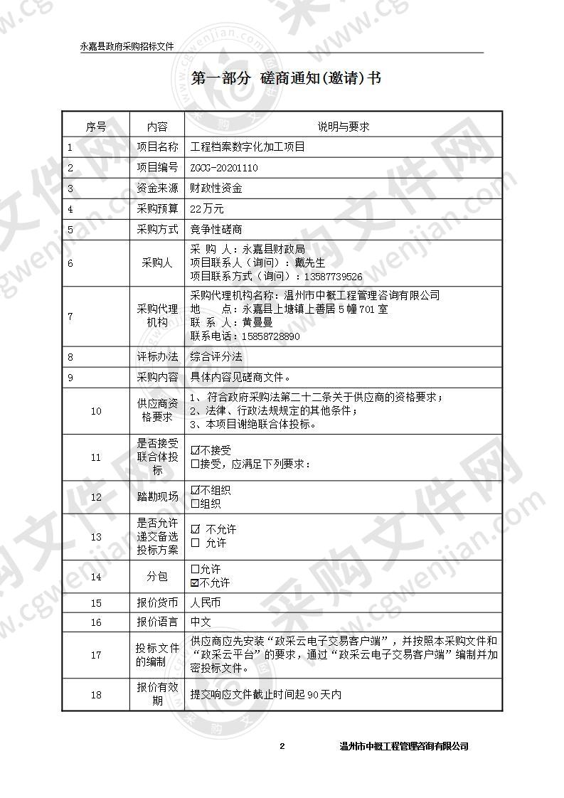 工程档案数字化加工项目