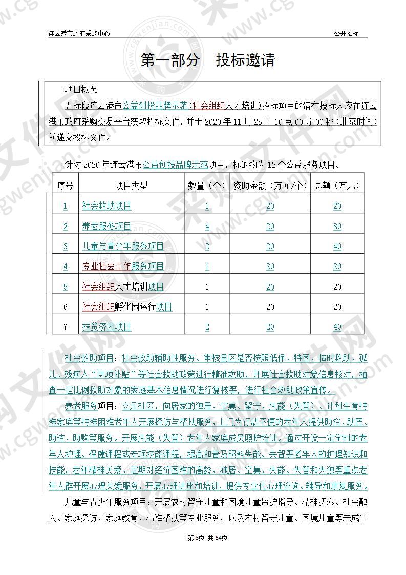 五标段连云港市公益创投品牌示范(社会组织人才培训)