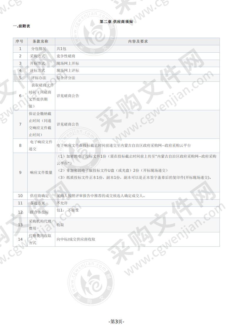 罪犯食堂伙食物资采购项目