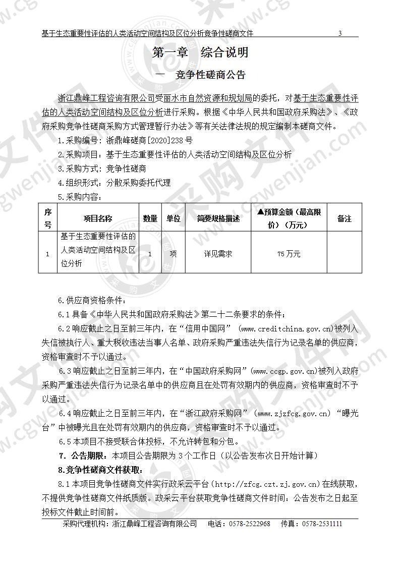 基于生态重要性评估的人类活动空间结构及区位分析