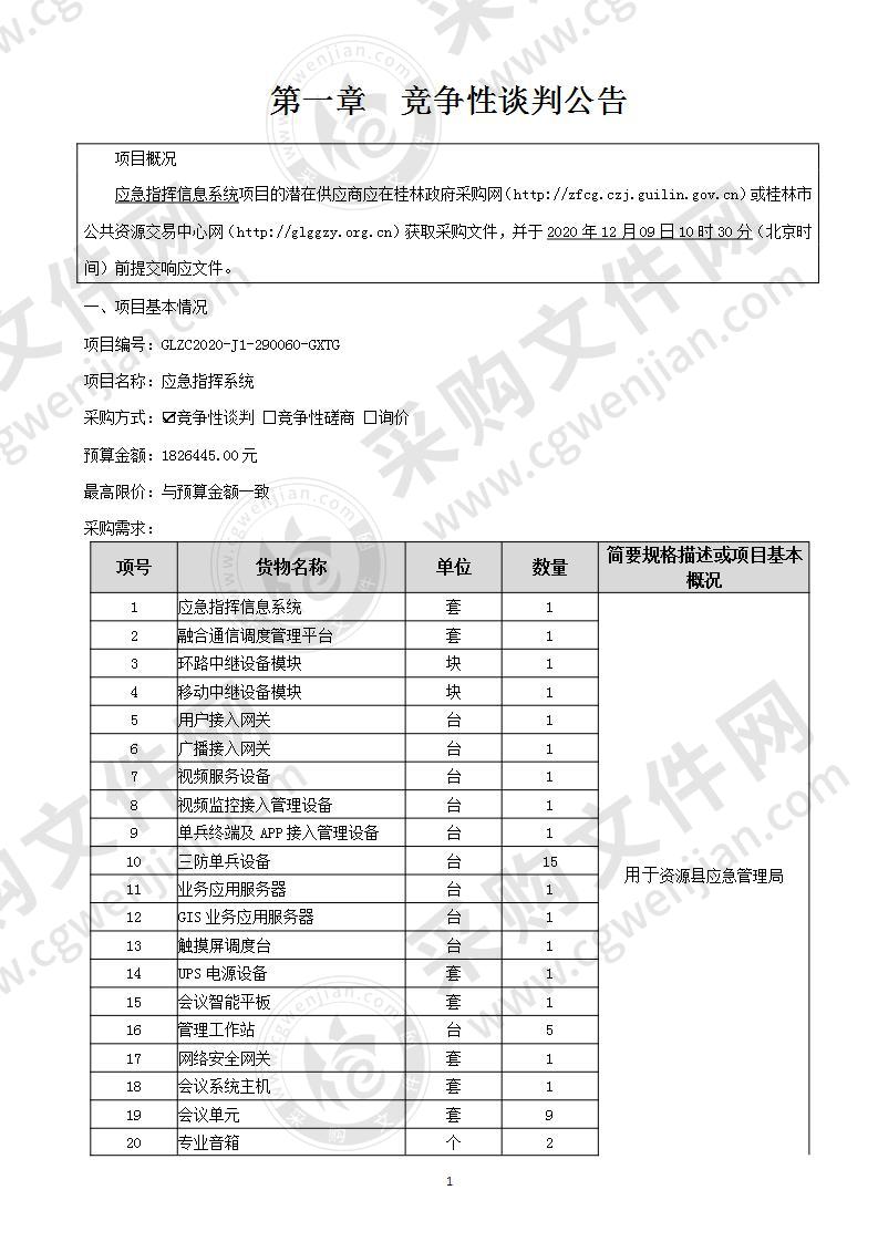 应急指挥系统