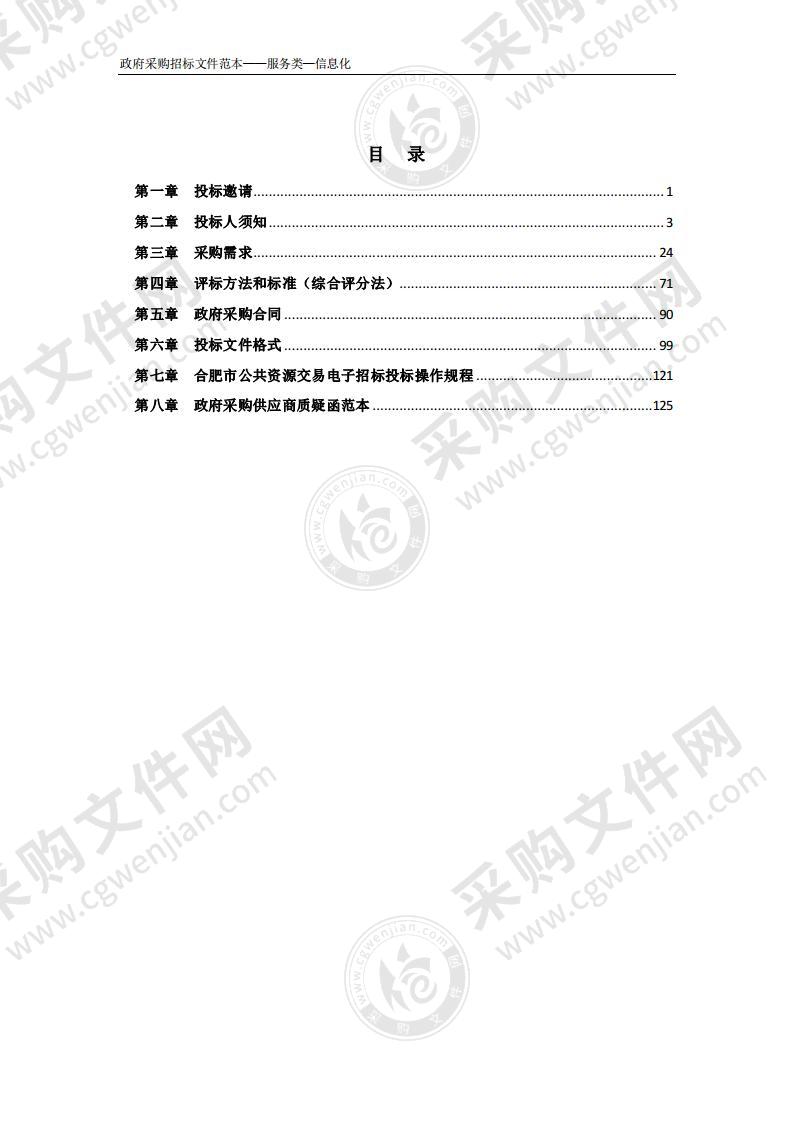 合肥市“互联网+政务服务”平台项目（二期）