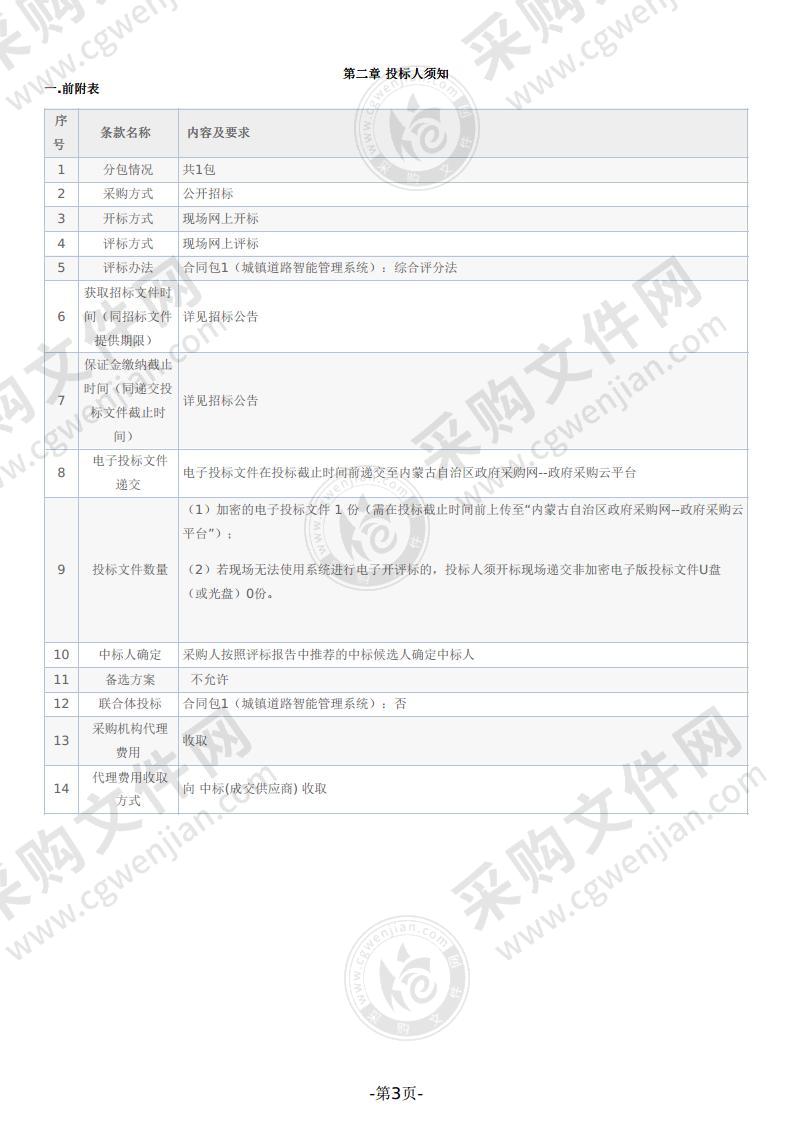 城镇道路智能管理系统