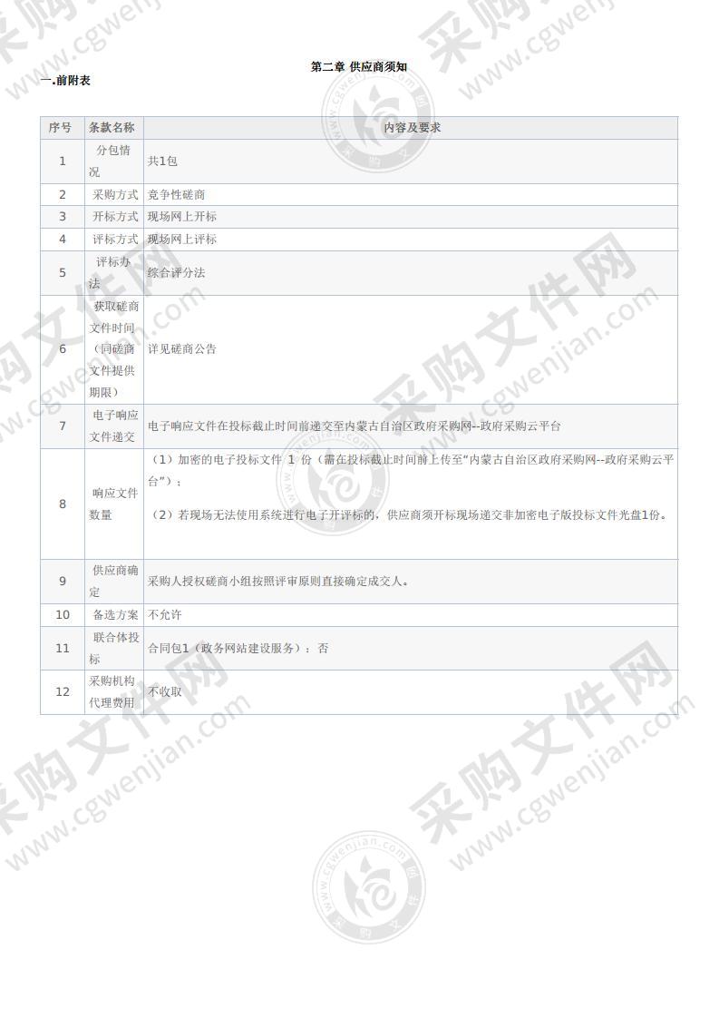 政务网站建设服务