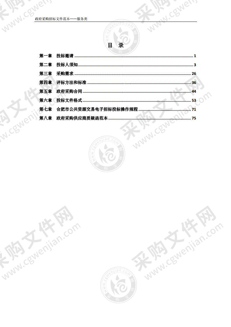 庐阳区2021-2022年度市政道路排水管网CCTV视频检测及修复服务