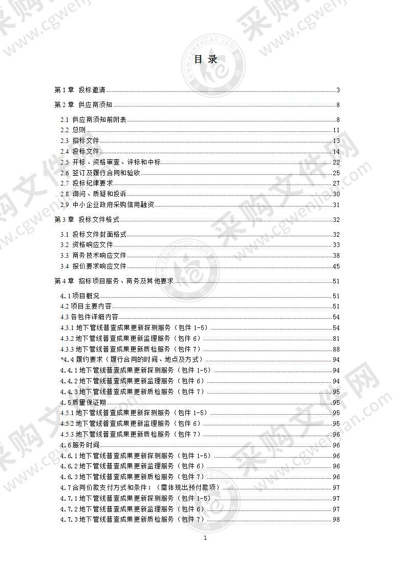 成都市双流区规划和自然资源局地下管线普查成果更新采购项目