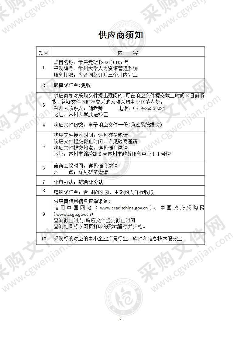 常州大学人力资源管理系统