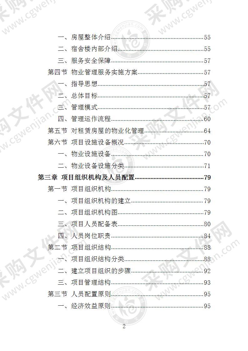 宿舍租赁投标方案