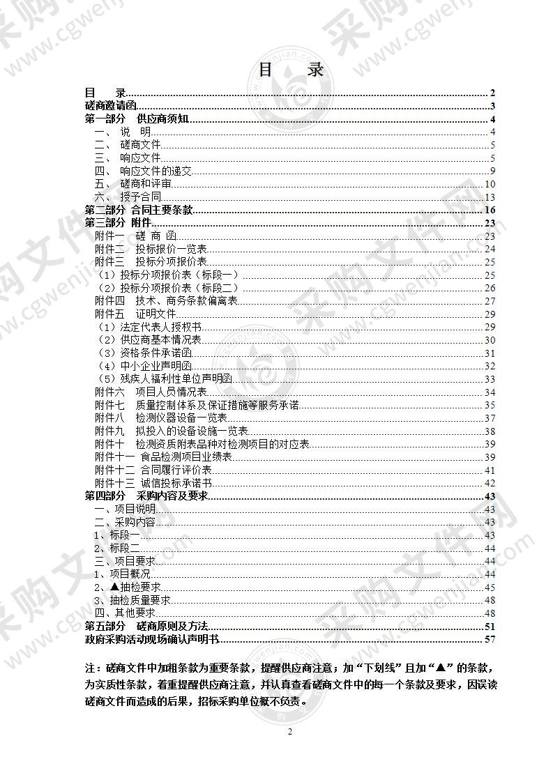 2022年度温州市本级生产环节食品安全监督抽检项目