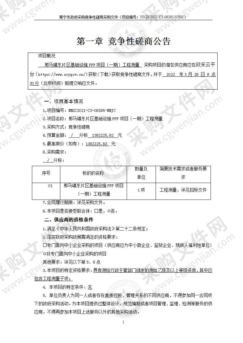 那马镇东片区基础设施PPP项目（一期）工程测量