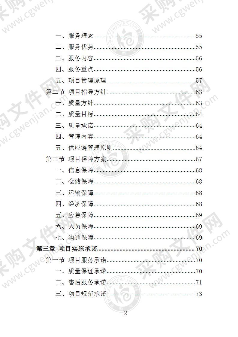 新风系统采购投标方案