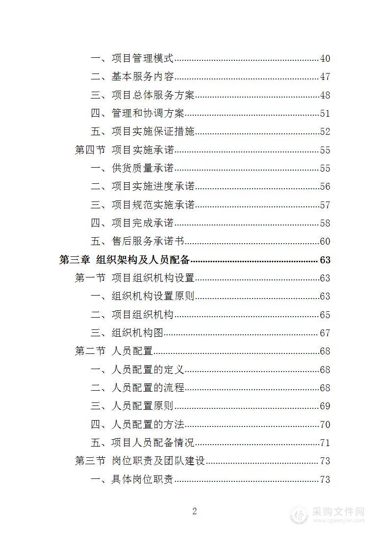 街区导视牌采购投标方案