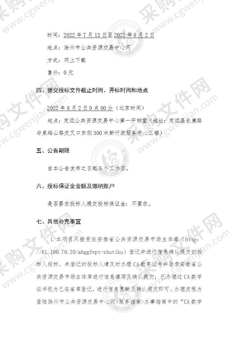 定远县人民法院司法辅助事务性工作服务外包项目