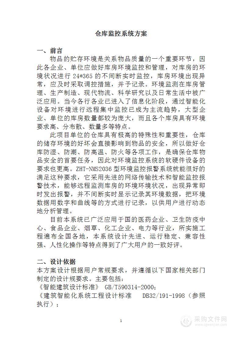 仓库监控系统方案